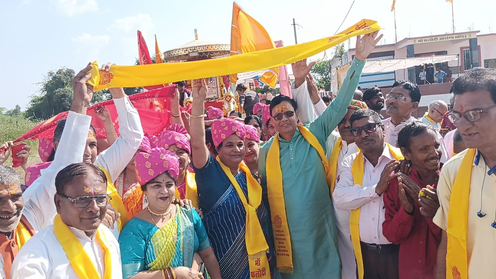 Rashtra Jagrookta | ओएसडी शिक्षा मंत्री  सतीश गुप्ता ने किया फलोदी गौशाला का...